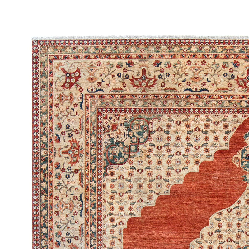 Tappeto Kelim - Splash - 303 x 249 cm - ruggine