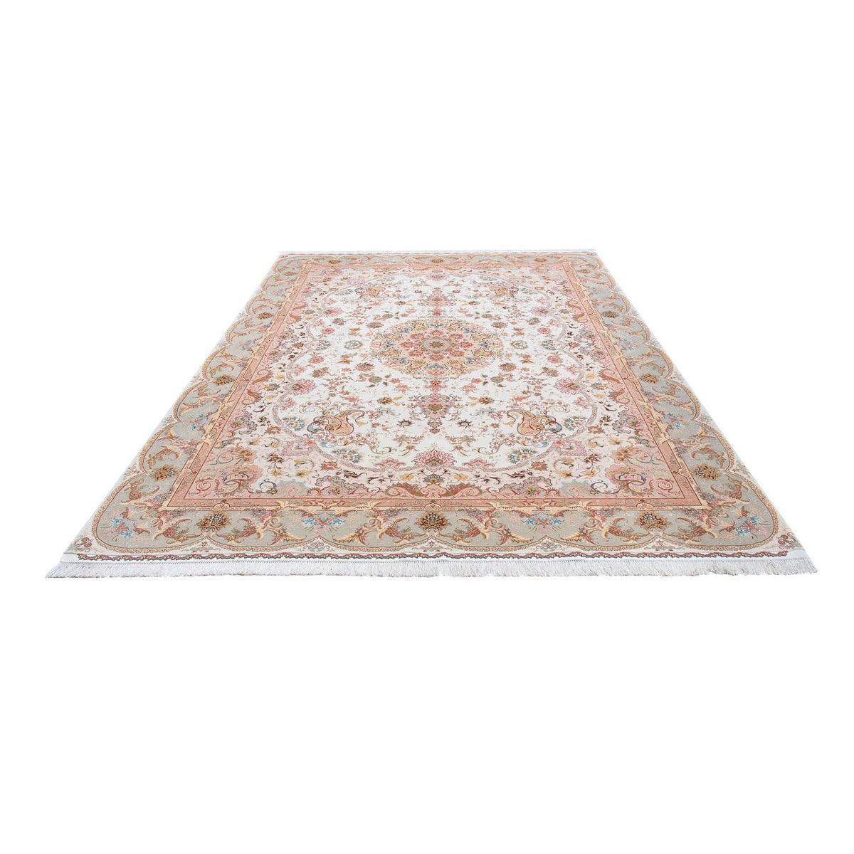 Tappeto Persero - Tabriz - Premio - 340 x 246 cm - beige
