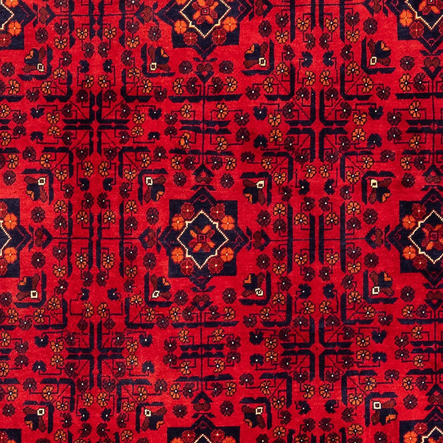 Tappeto afgano - Kunduz - 301 x 205 cm - rosso scuro