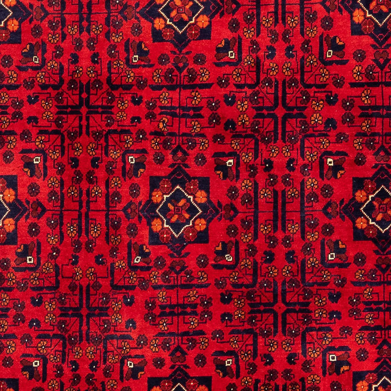 Tappeto afgano - Kunduz - 301 x 205 cm - rosso scuro