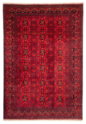 Tappeto afgano - Kunduz - 287 x 199 cm - rosso scuro