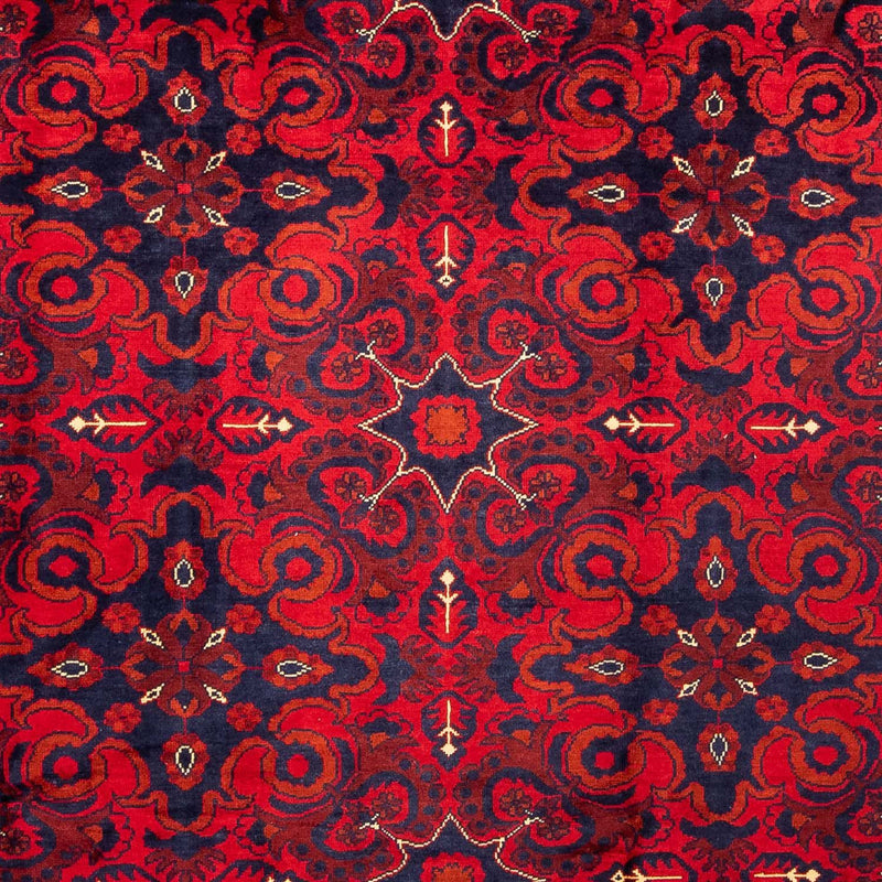 Tappeto afgano - Kunduz - 282 x 200 cm - rosso scuro