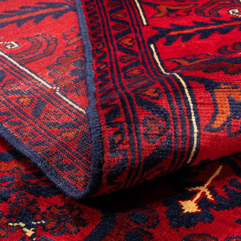 Tappeto afgano - Kunduz - 282 x 200 cm - rosso scuro