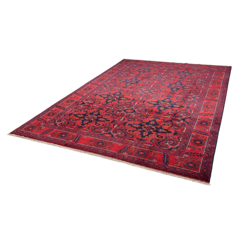 Tappeto afgano - Kunduz - 282 x 200 cm - rosso scuro