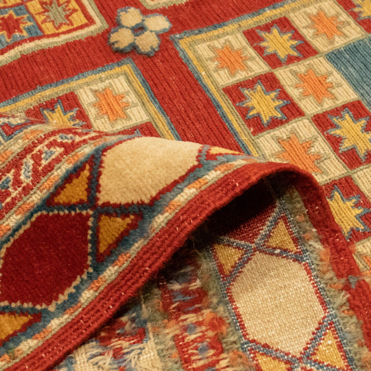 Tappeto Kelim - Orientale - 226 x 180 cm - rosso scuro