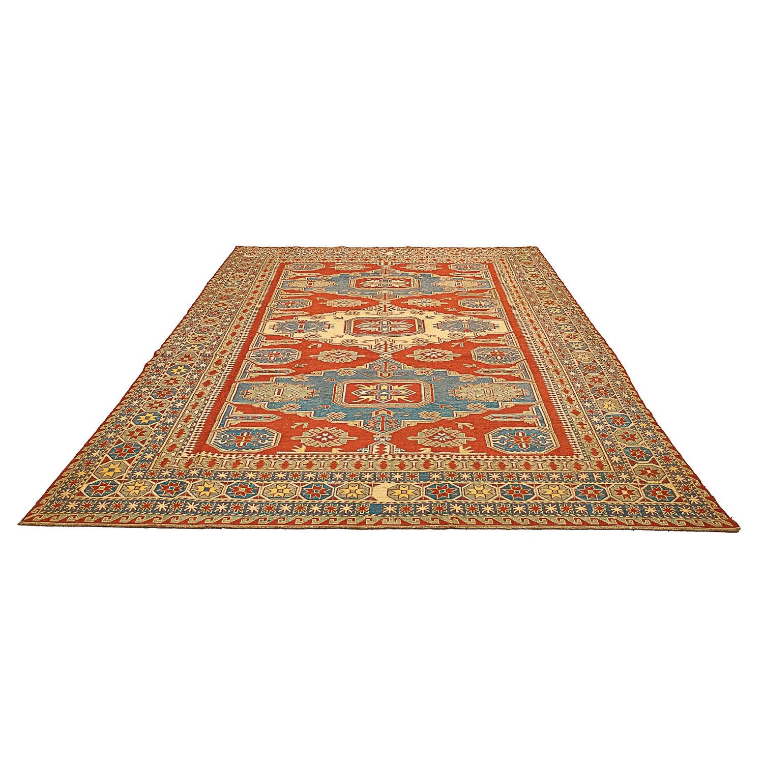Tappeto Kelim - Orientale - 265 x 200 cm - rosso scuro