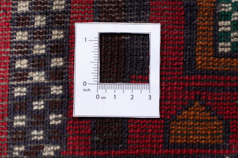 Tappeto Belutsch - 132 x 81 cm - rosso scuro