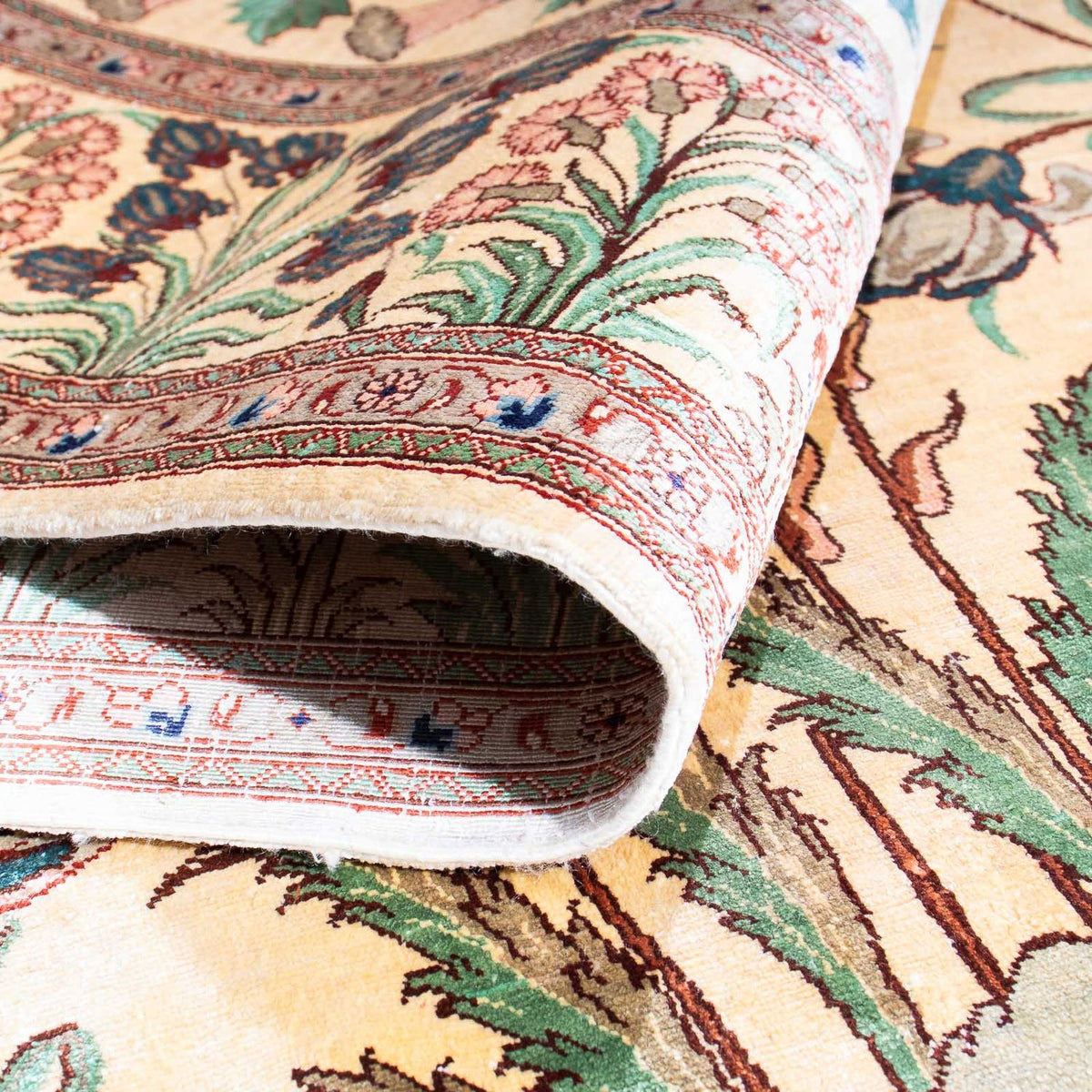 Tappeto Persero - Ghom - 156 x 102 cm - beige