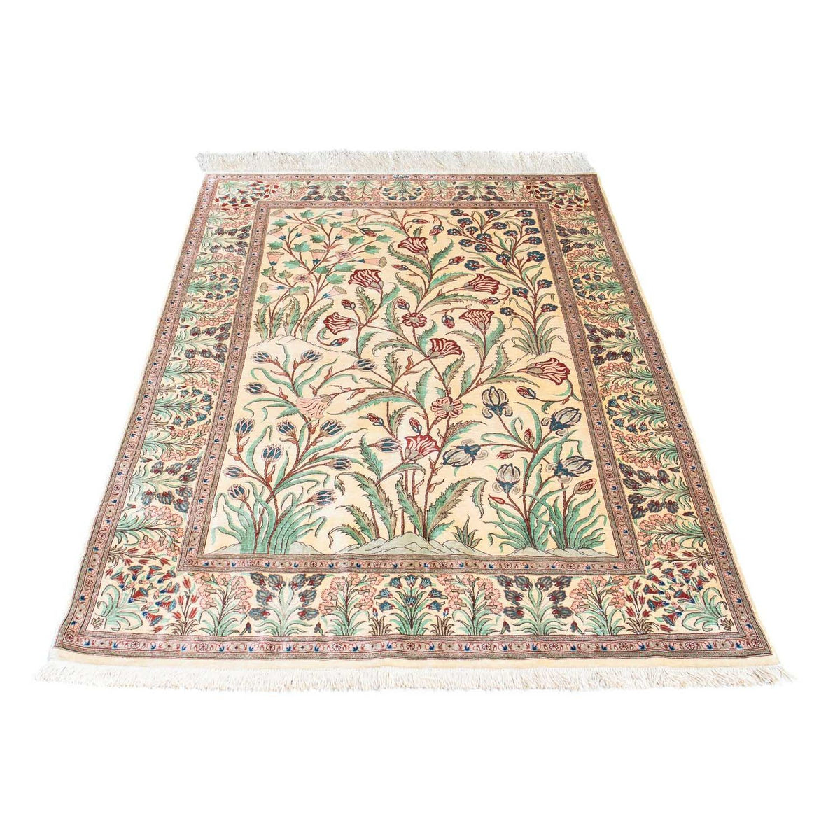 Tappeto Persero - Ghom - 156 x 102 cm - beige