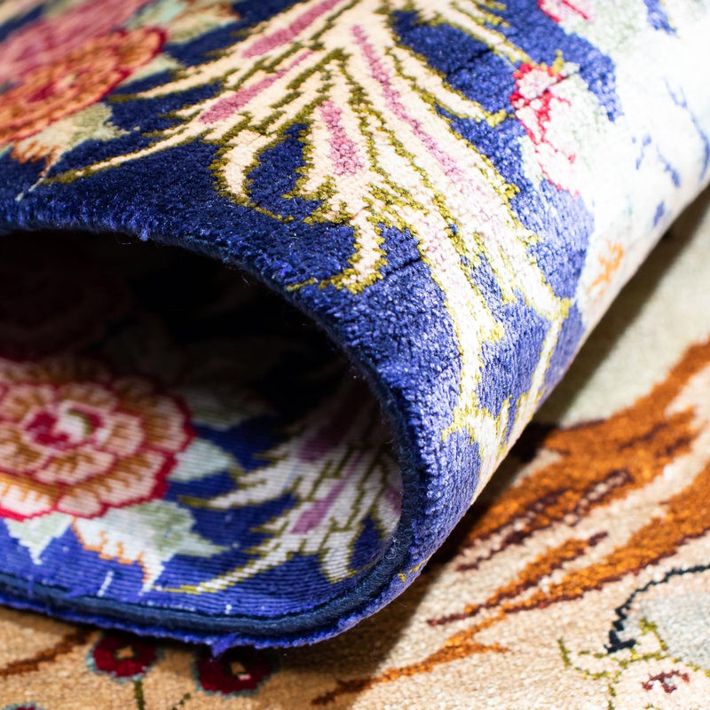 Tappeto Persero - Ghom - 147 x 100 cm - blu scuro