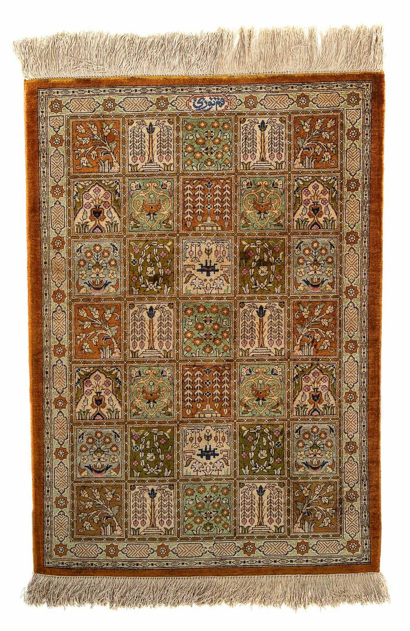 Tappeto Persero - Ghom - 76 x 55 cm - multicolore