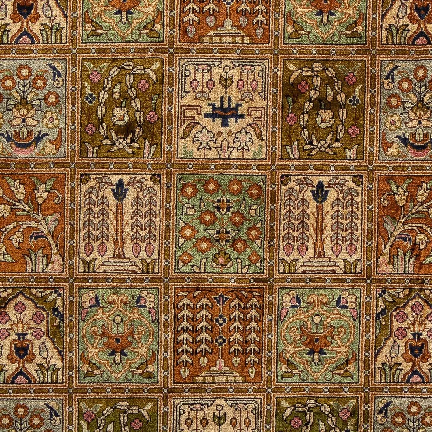 Tappeto Persero - Ghom - 76 x 55 cm - multicolore