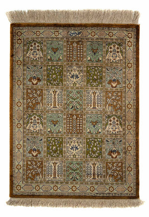 Tappeto Persero - Ghom - 72 x 54 cm - multicolore