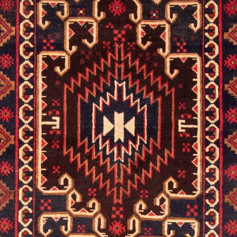 Tappeto corsia Tappeto Belutsch - 212 x 109 cm - ruggine