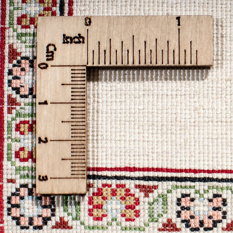 Tappeto di seta - Ghom seta - Premio - 41 x 31 cm - beige