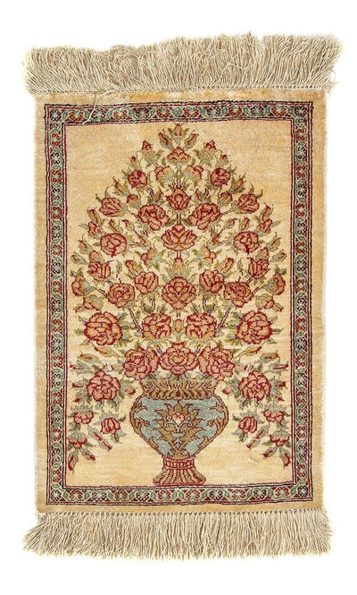 Qom seta Tappeto 31x42cm - Tappeto persiano