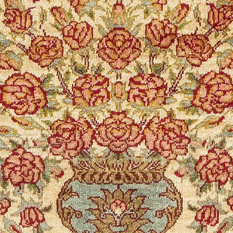 Tappeto di seta - Ghom seta - Premio - 42 x 31 cm - beige