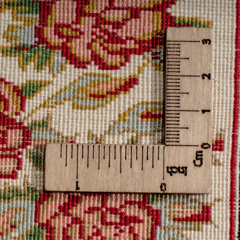Tappeto di seta - Ghom seta - Premio - 42 x 31 cm - beige