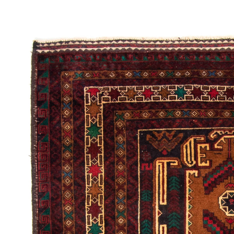 Tappeto corsia Tappeto Belutsch - 209 x 111 cm - rosso scuro