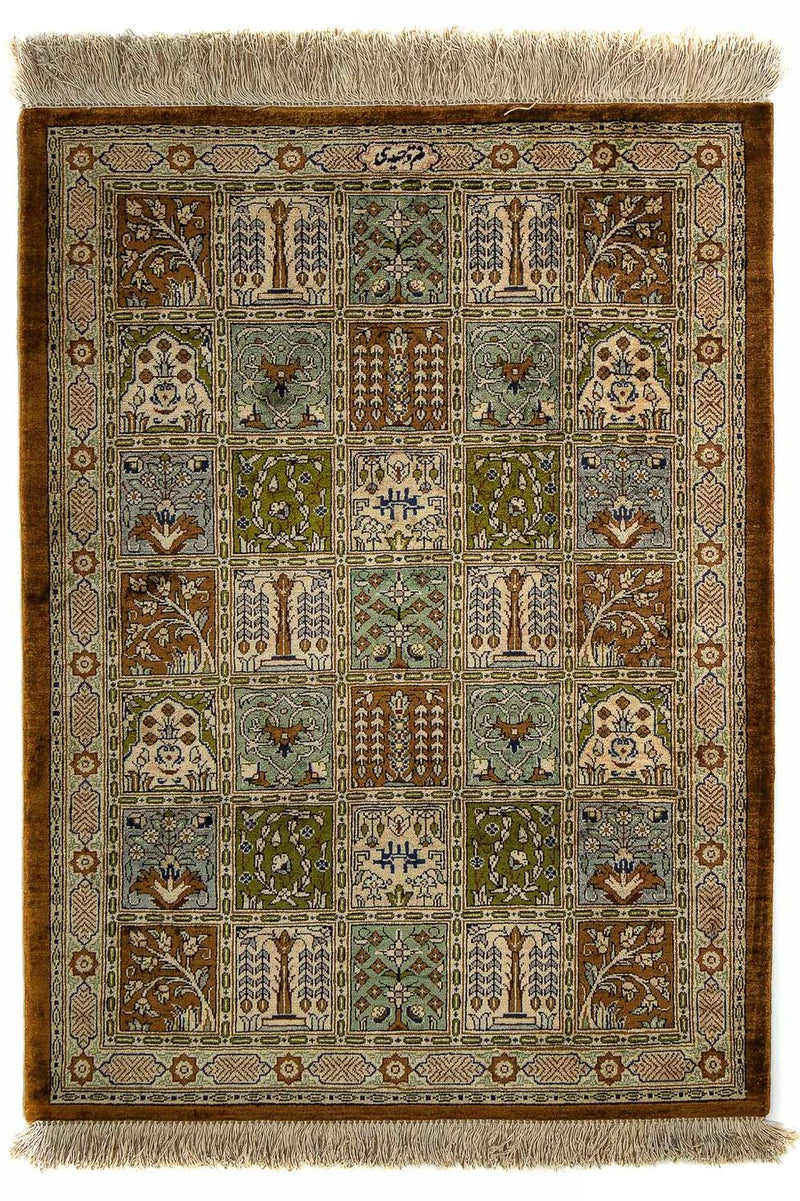 Tappeto Persero - Ghom - 77 x 58 cm - multicolore