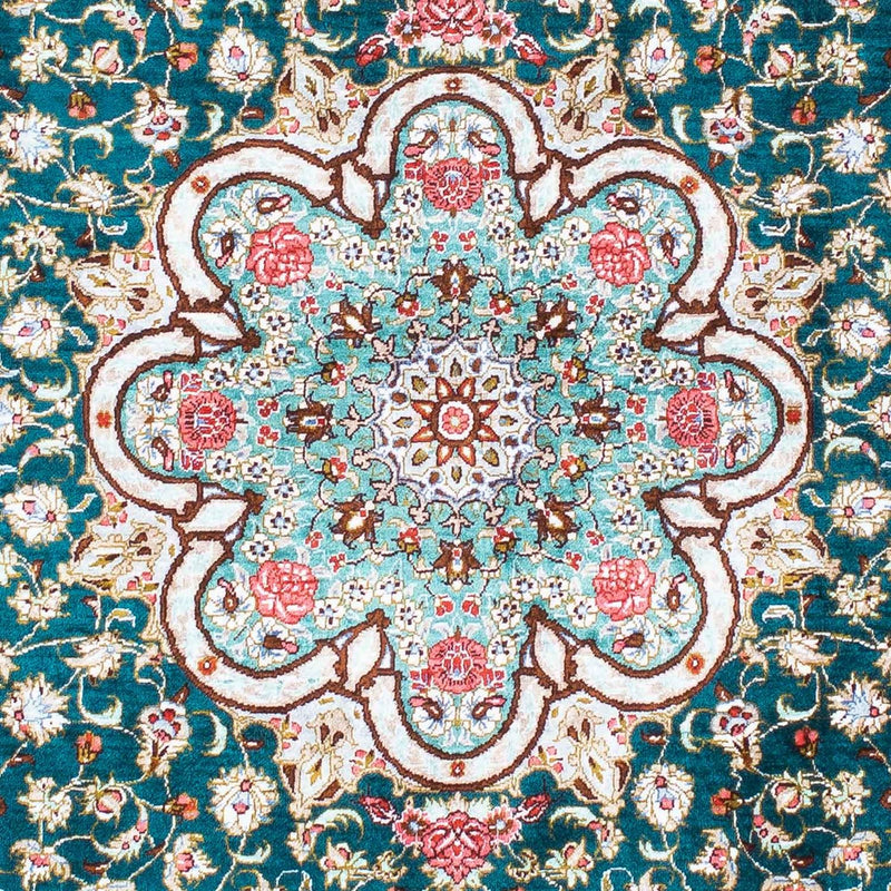 Tappeto Persero - Ghom - 152 x 100 cm - verde