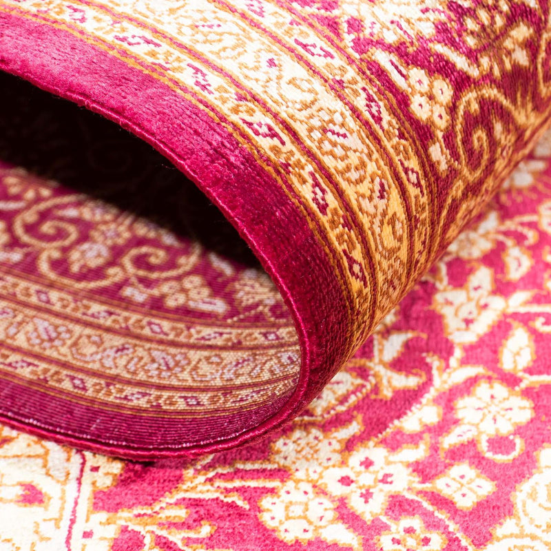 Tappeto Persero - Ghom - 143 x 95 cm - rosso scuro