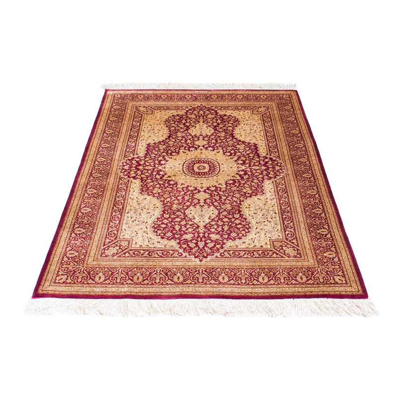 Tappeto Persero - Ghom - 143 x 95 cm - rosso scuro