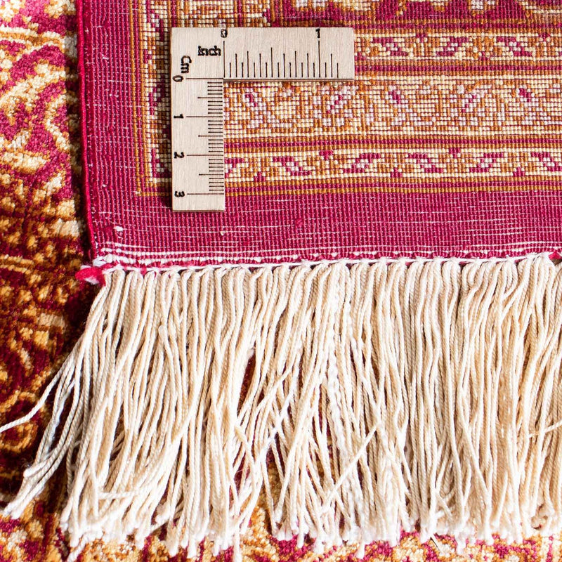 Tappeto Persero - Ghom - 143 x 95 cm - rosso scuro