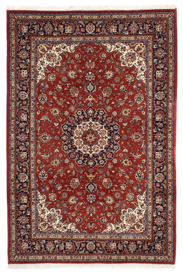 Tappeto Persero - Keshan - 291 x 196 cm - rosso scuro