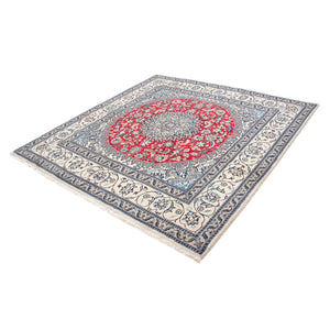 Tappeto Persero - Nain quadrato  - 200 x 190 cm - rosso scuro