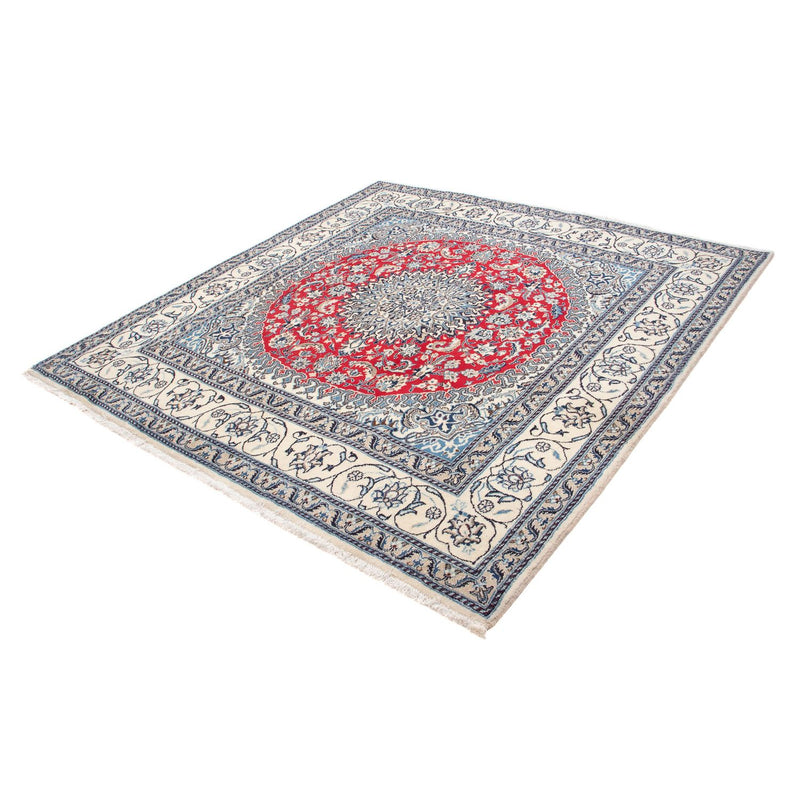 Tappeto Persero - Nain quadrato  - 200 x 190 cm - rosso scuro