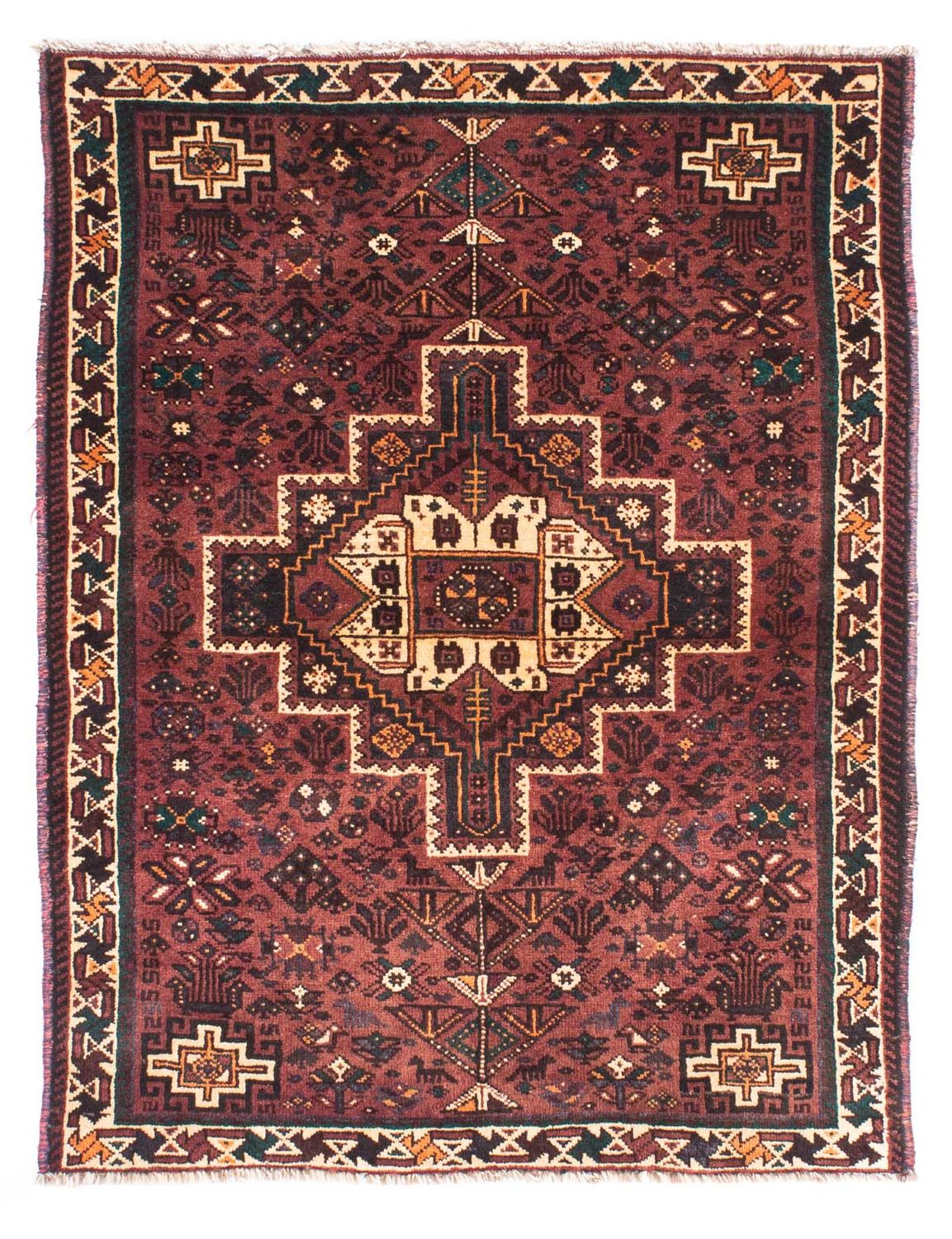 Tappeto Persero - Nomade - 147 x 107 cm - marrone scuro