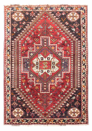 Tappeto Persero - Nomade - 163 x 112 cm - rosso scuro