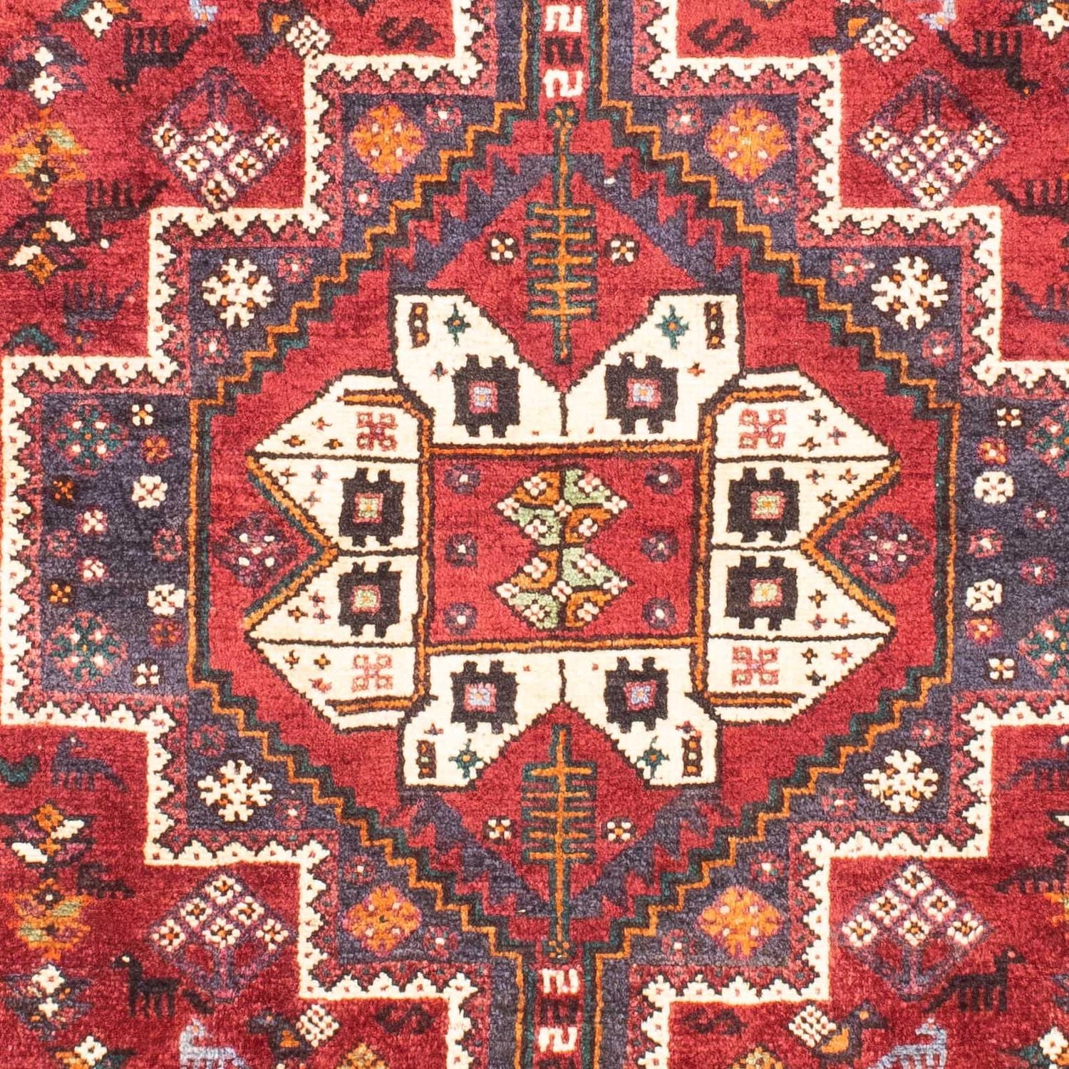 Tappeto Persero - Nomade - 163 x 112 cm - rosso scuro