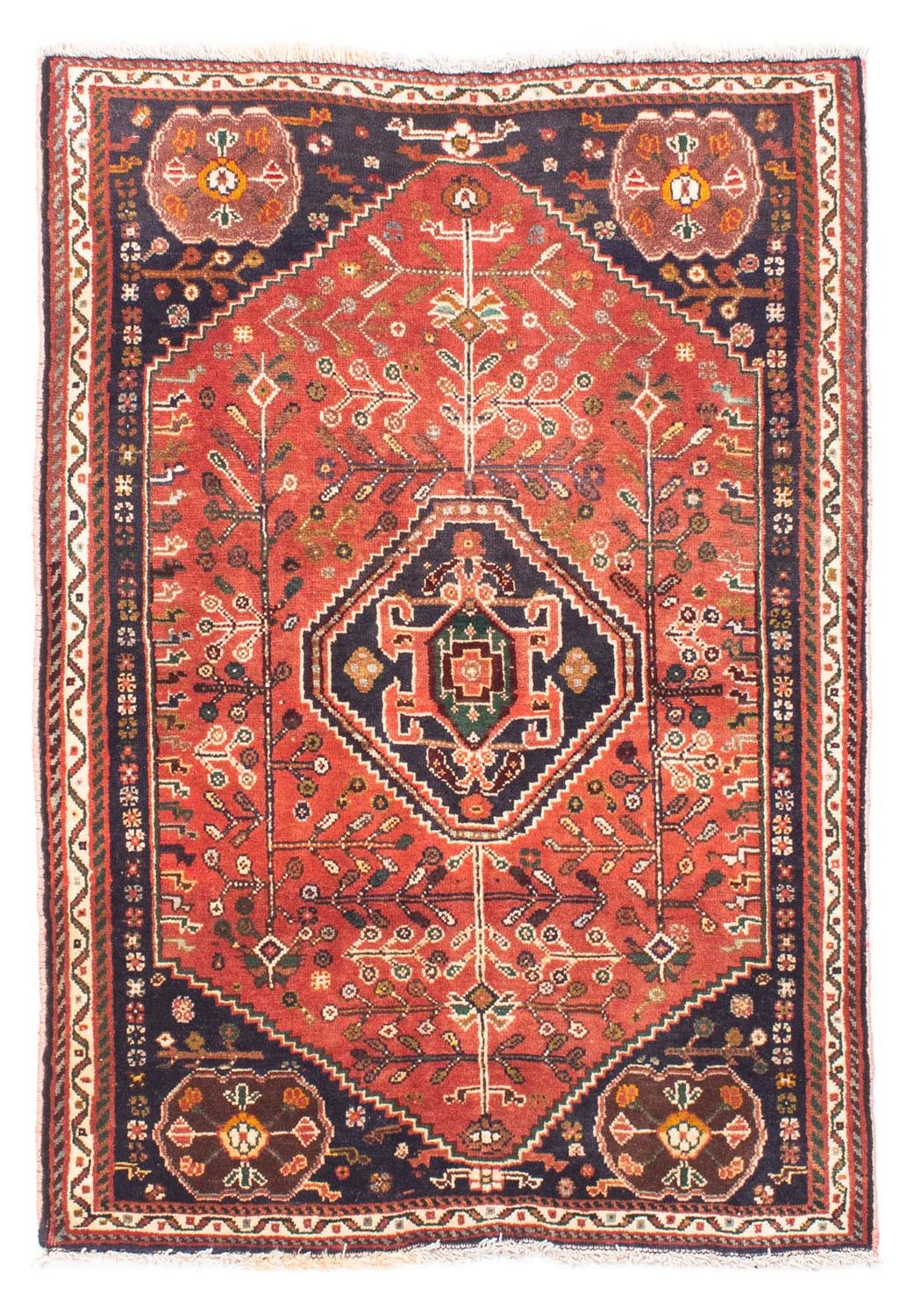 Tappeto Persero - Nomade - 136 x 92 cm - rosso scuro