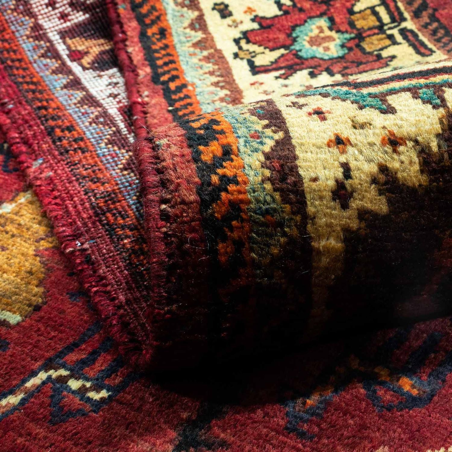 Tappeto Persero - Nomade - 258 x 170 cm - rosso scuro
