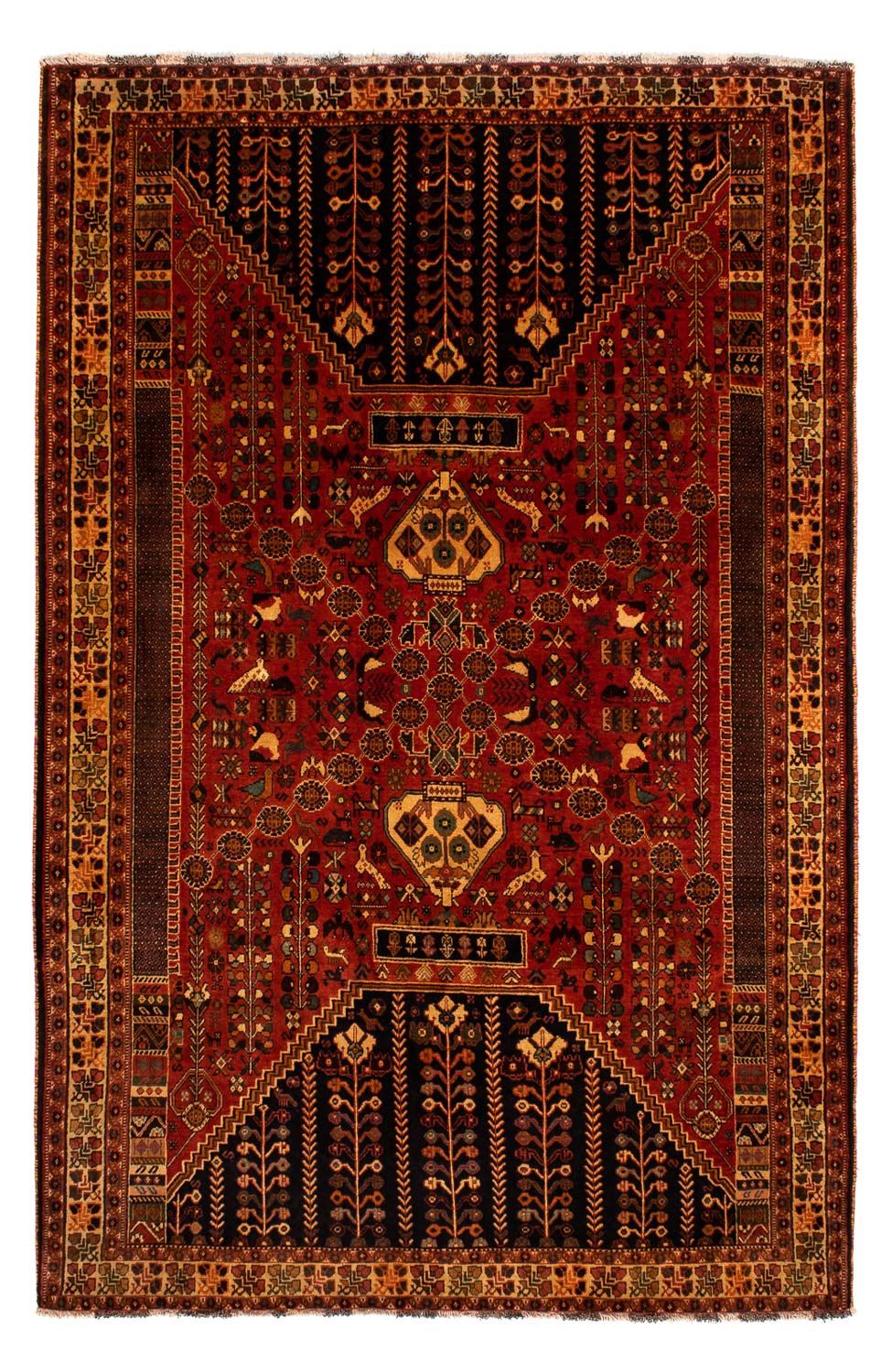Tappeto Persero - Nomade - 304 x 204 cm - rosso scuro