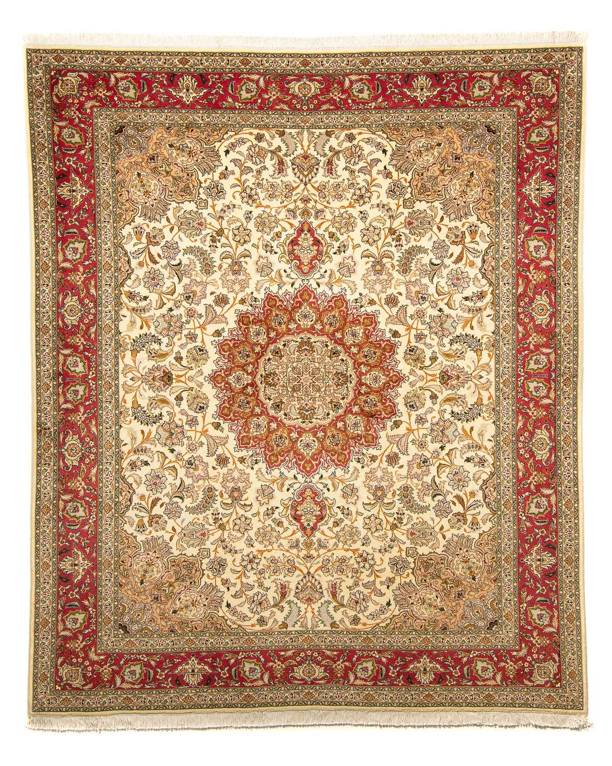 Tappeto Persero - Tabriz - Reale - 251 x 204 cm - beige