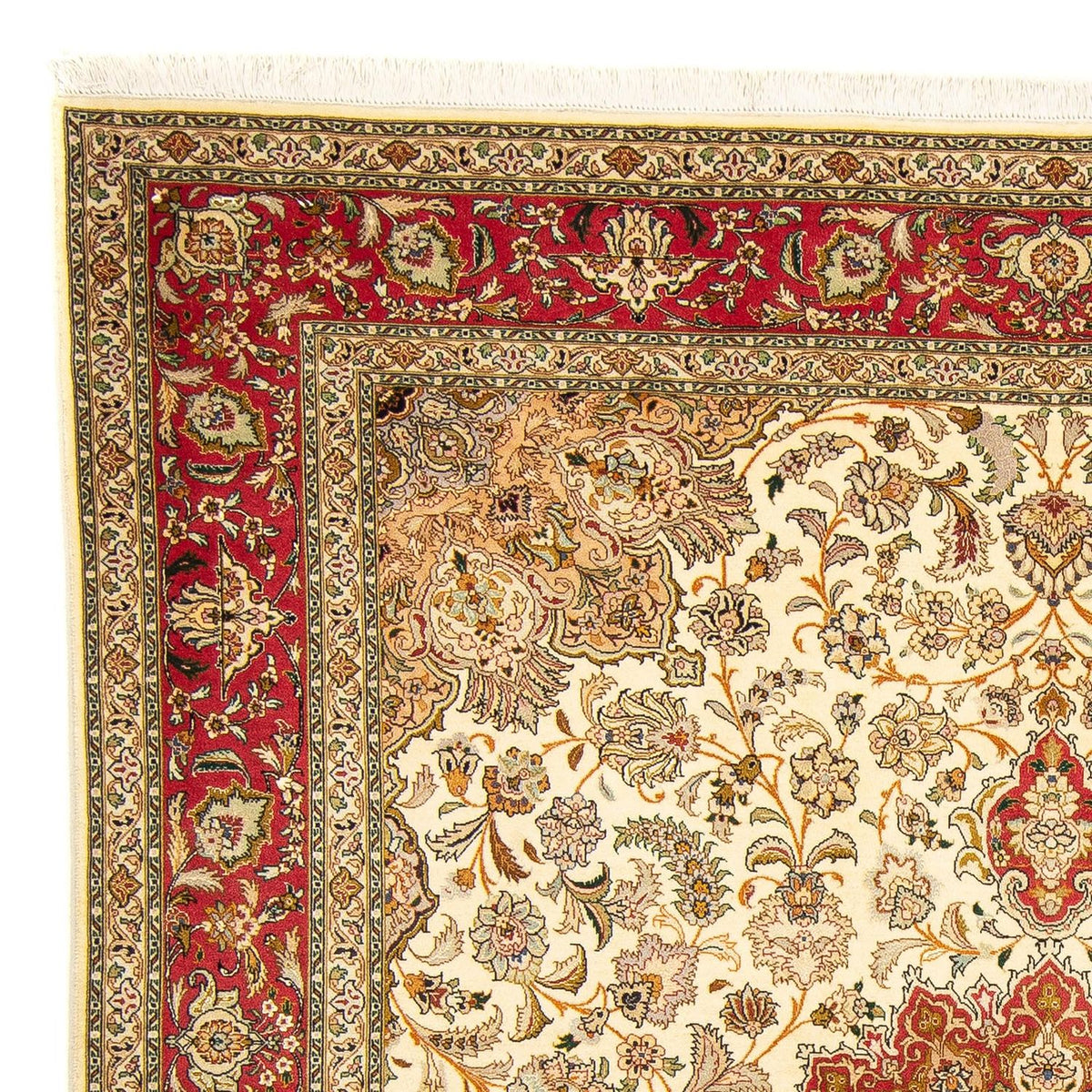 Tappeto Persero - Tabriz - Reale - 251 x 204 cm - beige