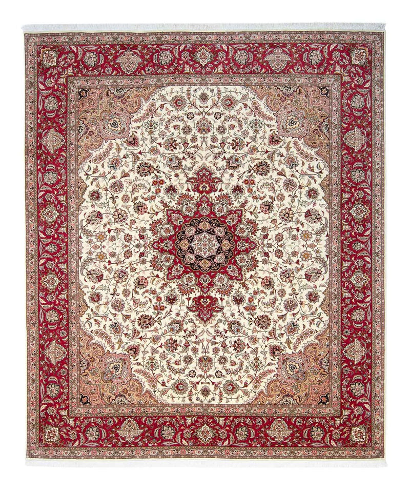 Tappeto Tabriz - 50 Raj 250x300cm - Tappeto persiano - rosso