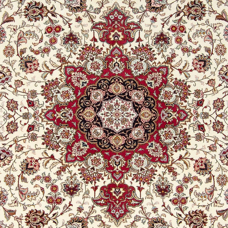 Tappeto Tabriz - 50 Raj 250x300cm - Tappeto persiano - rosso