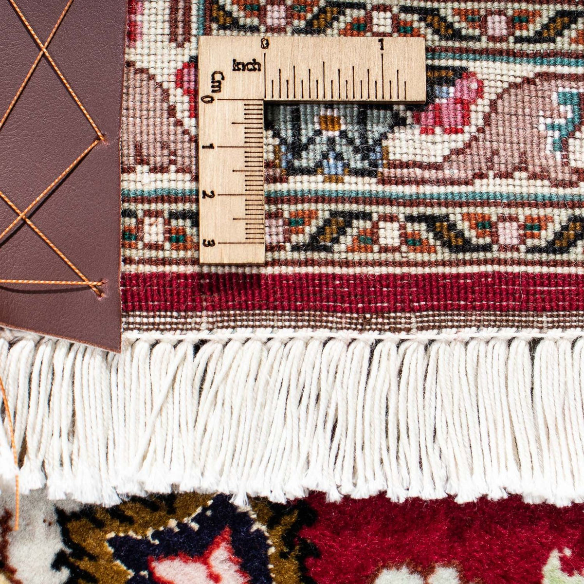 Tappeto Persero - Tabriz - Reale - 196 x 155 cm - rosso scuro