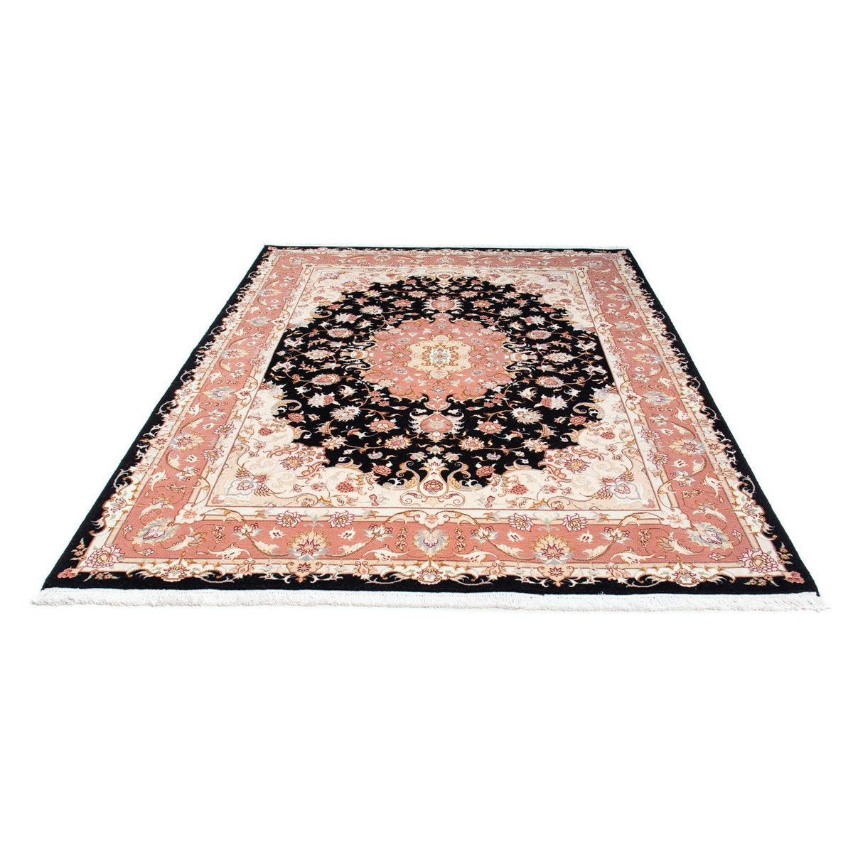 Tappeto Persero - Tabriz - Reale - 233 x 173 cm - blu scuro