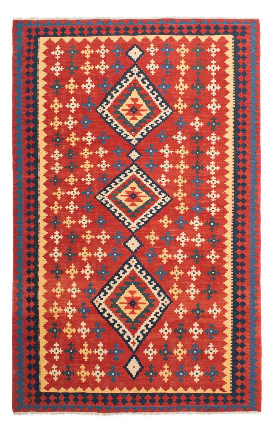 Tappeto Kelim - Orientale - 307 x 199 cm - rosso