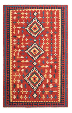 Tappeto Kelim - Orientale - 307 x 199 cm - rosso