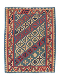 Tappeto Kelim - Orientale - 166 x 127 cm - blu