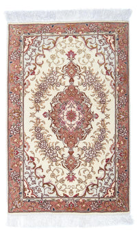 Tappeto Persero - Tabriz - Reale - 93 x 61 cm - beige