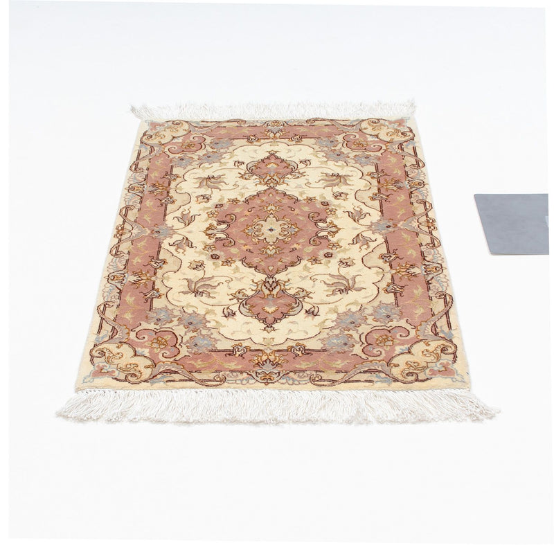 Tappeto Persero - Tabriz - Reale - 89 x 62 cm - beige