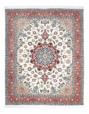 Tappeto Persero - Tabriz - Reale - 193 x 158 cm - beige