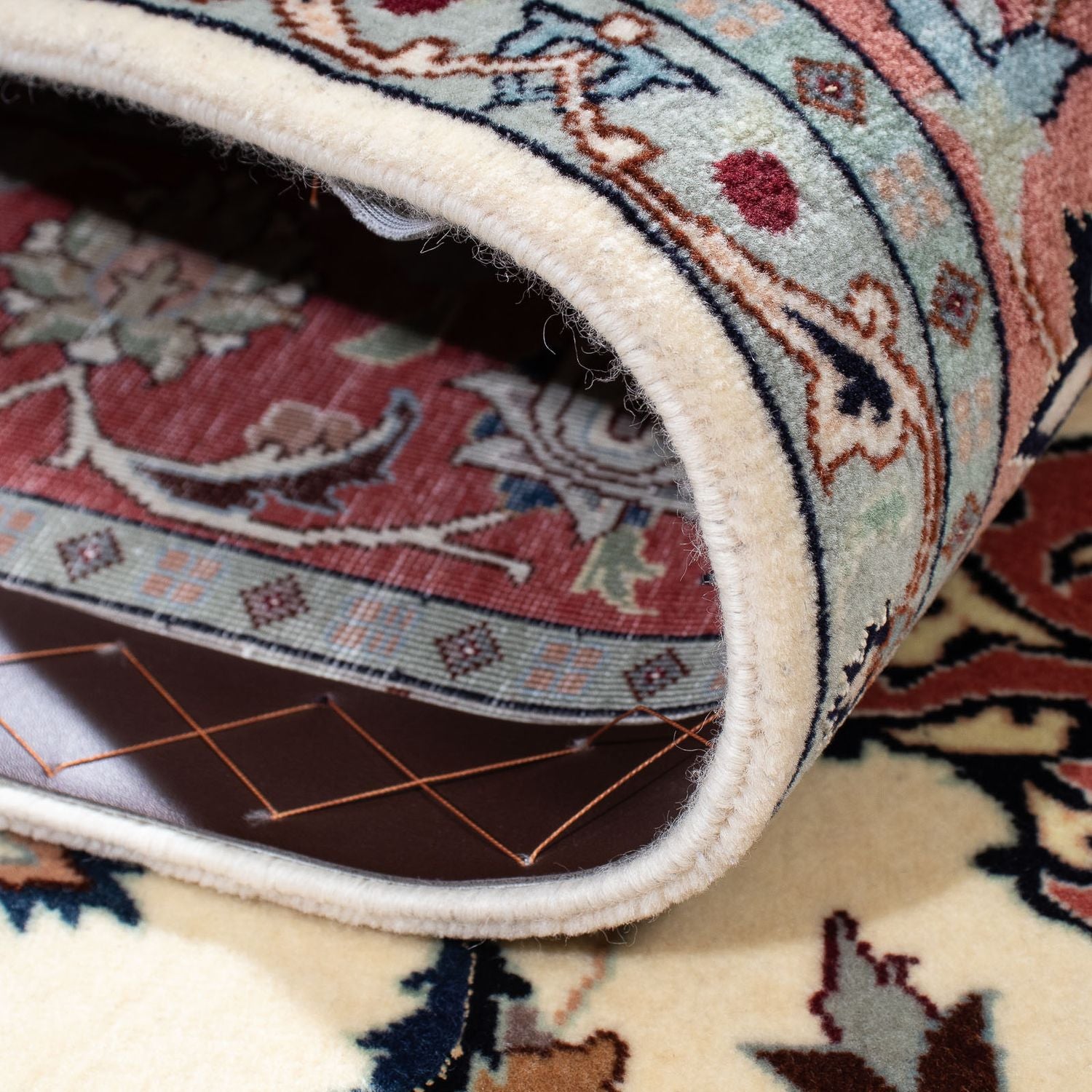 Tappeto Persero - Tabriz - Reale - 193 x 158 cm - beige